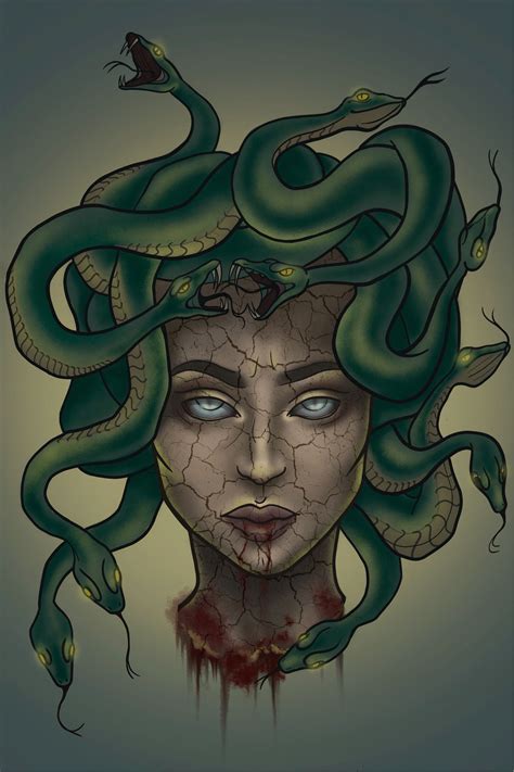 Медуза Горгона Вера medusa art medusa drawing medusa artwork