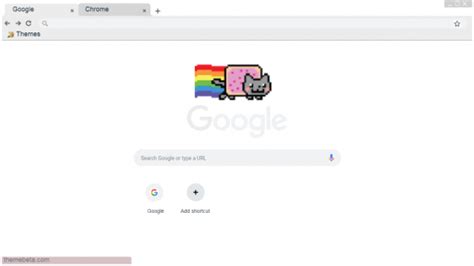 Simple Nyan Cat Chrome Theme Themebeta