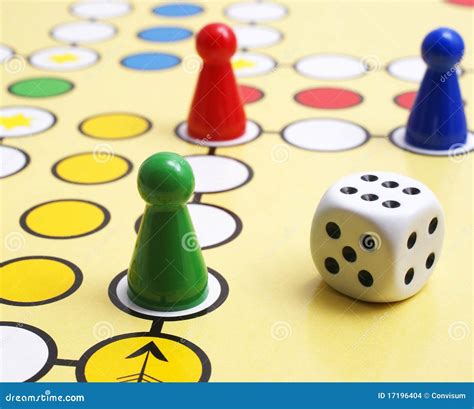Board Game And Dice Stock Photo Image Of Background 17196404