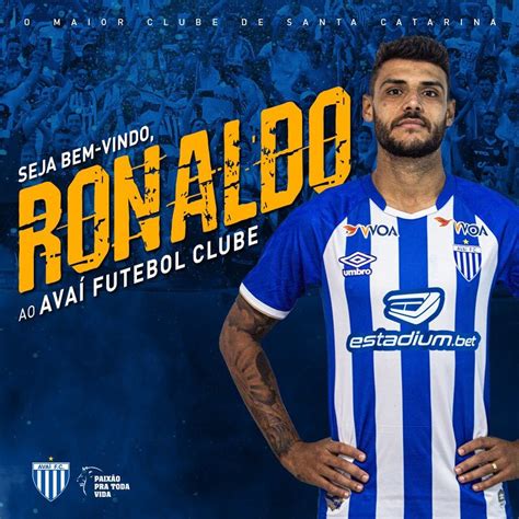 Avaí Oficializa Contratação Do Atacante Ronaldo Para Série B Avaí Ge