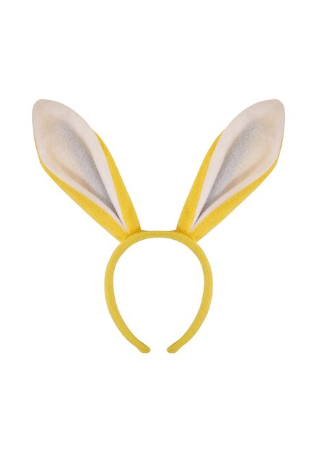 Bunny Ears Headband Yellow 27x28cm Henbrandt Ltd