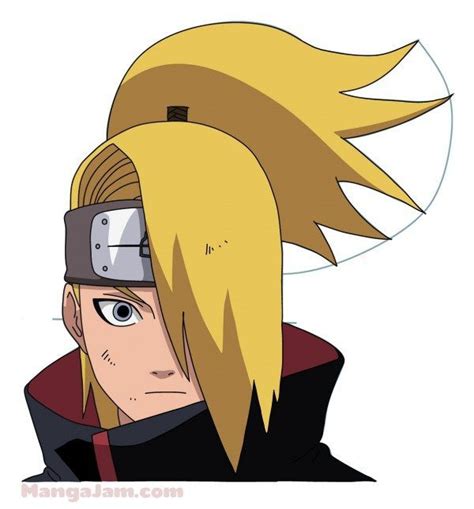 How To Draw Deidara Step By Step Apperned82 Awallaid