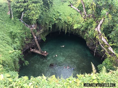 An Amazing Natural Site The To Sua Ocean Trench Samoa 1 Michael W