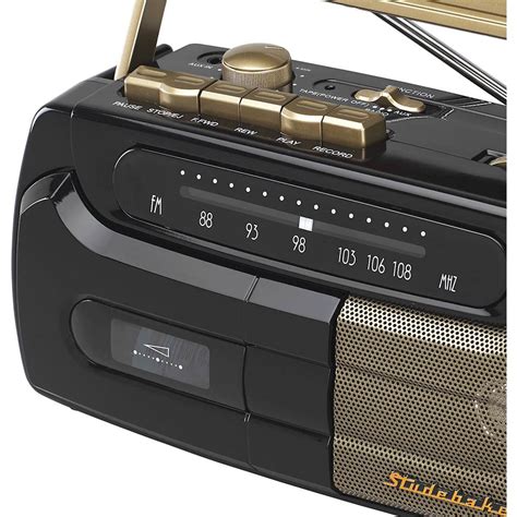 Best Buy Studebaker Portable Cassette Player Recorder With FM Radio SB BG