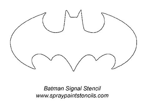 Bat Signal Stencil Batman Signal Stencils Free Stencils