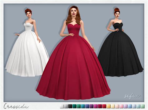 The Sims Resource Cressida Dress