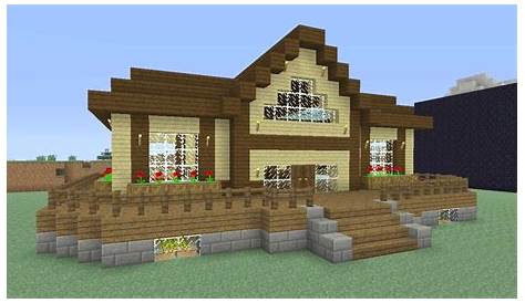 Minecraft Tutorial: How To Make An Awesome Wooden Survival House #5
