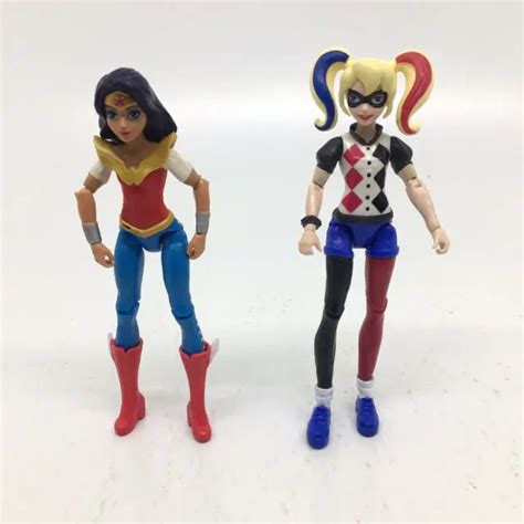MATTEL DC COMICS Super Hero Girls Harley Quinn Wonder Woman Action