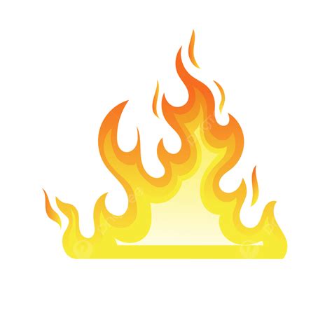 Gambar Membakar Ikon Api Vektor Transparan Api Panas Efek Api Png