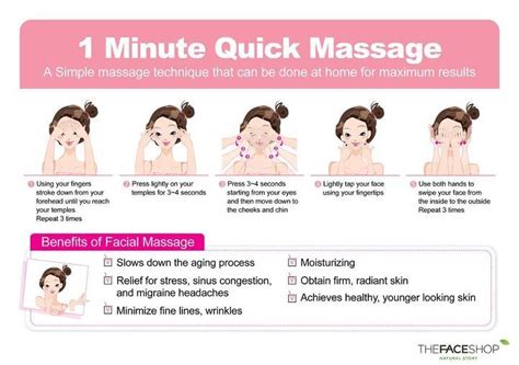 Facial Massage Skin Care Routine Steps Korean Skincare