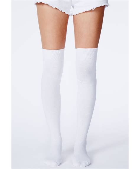 Cod Above The Knee High Socks Color White Piece Lazada Ph