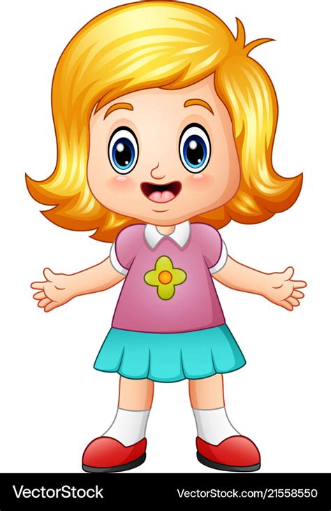 Blonde Hair Girl Cartoon Characters Yuriga