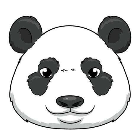 How To Draw A Panda Face Really Easy Drawing Tutorial