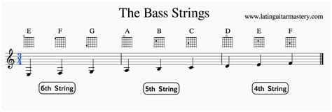 Overview Of The Bass Strings Latin Guitar Mastery