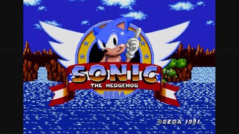 Sonic The Hedgehog 1991 Ost Title Screen Youtube