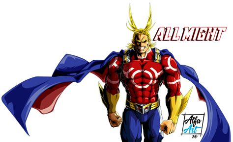 All Might Ilustracion Vectorial By Alfa On