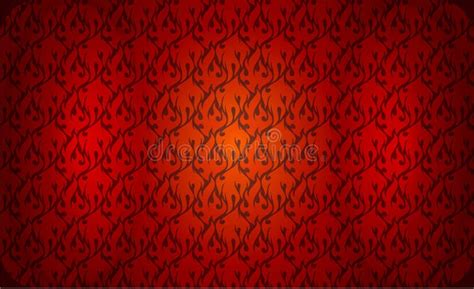 Seamless Pattern With Flames Stock Vector Illustration Of Fire