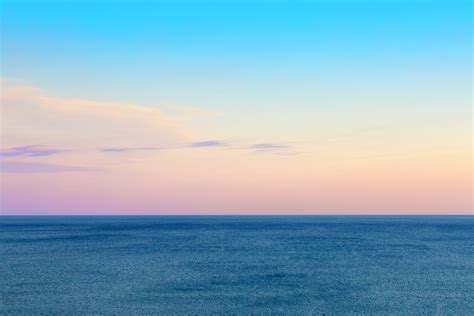 Twilight Sky And Sea Free Stock Photo Public Domain Pictures
