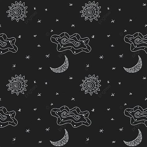 Night Sky Pattern Tileable Wallpaper Black Vector Tileable Wallpaper