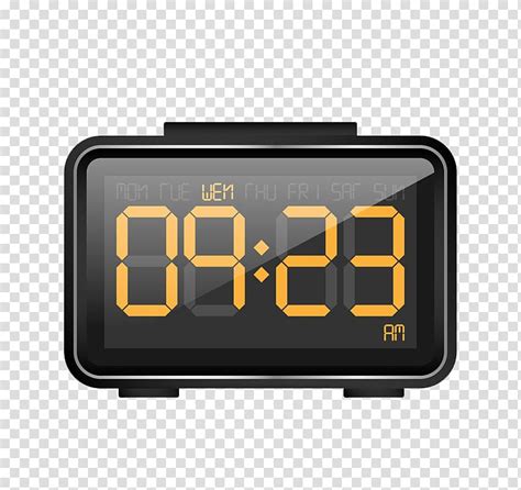 Digital Alarm Clock Clip Art