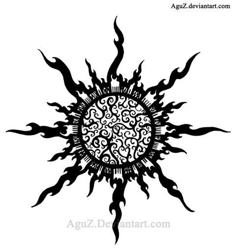 20 Stencils Tribal Sun Tattoo Ideas Sun Tattoo Tribal Sun Sun