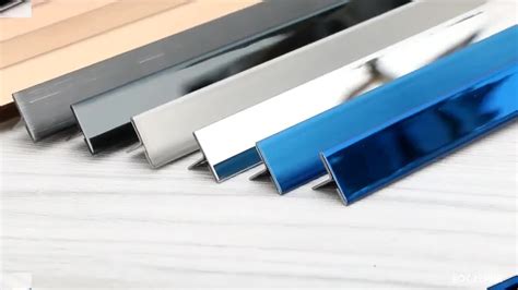 Foshan Metal Decorative Strip T V Shape Stainless Steel Tile Trim