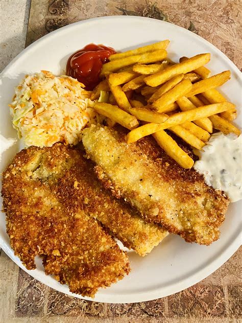 Fish And Fries Food Network Recipes Yummy Lunches Real Food Recipes