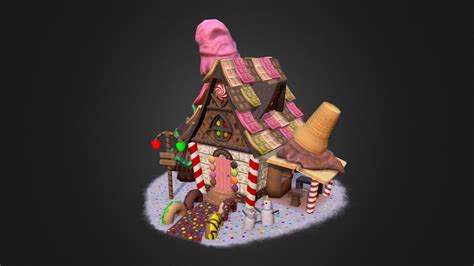 The Candy House 3d Model By Gyzero 1ad6688 Sketchfab