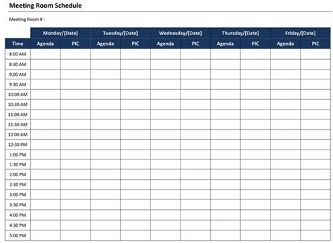 We choose to upload a picture of this calendar because we think the. Conference Room Scheduling Calendar Excel Template | Excel ...