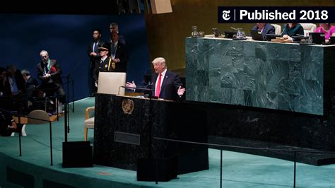 Fact Checking Trump’s Speech To The United Nations The New York Times
