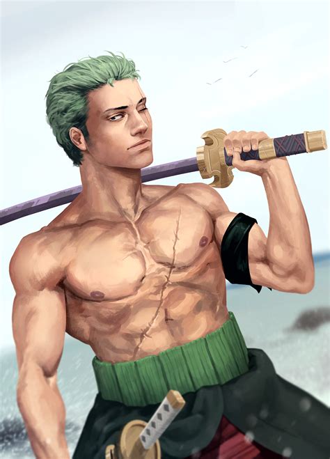 Roronoa Zoro By Kingpaulie On Deviantart