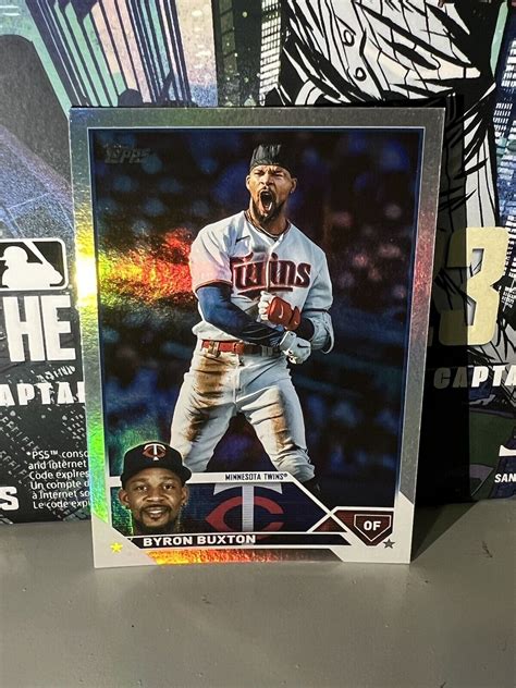 Byron Buxton Silver Rainbow Foil Topps Series Minnesota