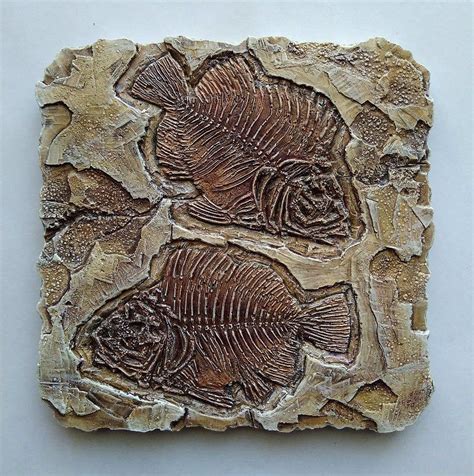 Fossil Fish Wall Decor3 Etsy Fish Wall Decor Fossil Art Ancient Fish