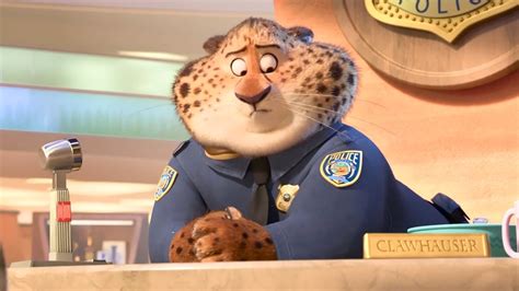 Zootopia Meet Clawhauser Official First Look Clip 2016 Disney