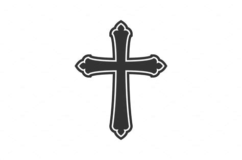 Symbol Of A Church Cross Christianity Religion Symbol Illustrations