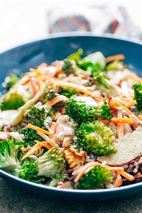 May 24, 2019 · broccoli salad is an easy and delicious side dish that's perfect for any summer occasion! Creamy Apple Broccoli Walnut Salad - Make this ahead! - My ...