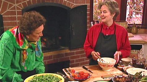 Julia Child Cooking With Master Chefs Salad With Alice Waters
