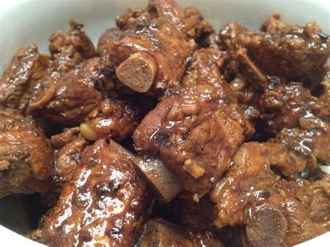 Once it's well combined, add the remaining ingredients and whisk again. Braised Pork Riblets Recipe | Cookooree