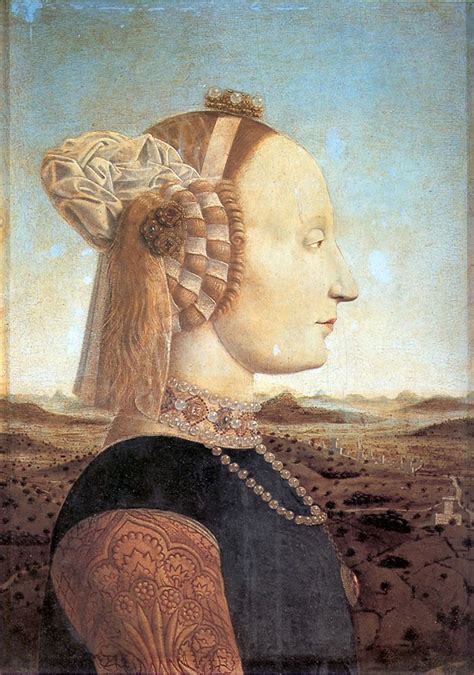 Piero Della Francesca Battista Sforza Duchess Of Urbino 1472 47 ×