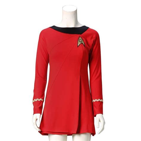 Star Trek Tos The Original Series Female Duty Uniform Dress Cosplay Costumes Star Trek Cosplay