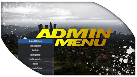 Fivem Admin Menu Fivem Mods Download Gambaran