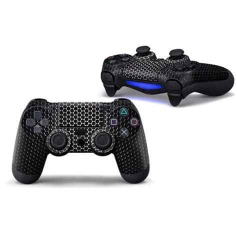 Black And White Carbon Ps4 Controller Skin Zoomla