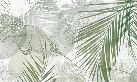 Tropical Palm Forest Wall Mural Wallpaper Extradecor