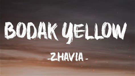 Bodak Yellow Zhavia Lyrics Youtube