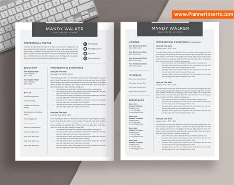 Use this urban regional planner cv template as a guide to help educated community on new changes in the zoning laws and what effects these may have on them through several public town hall meetings. Editable CV Bundle for Word, Modern CV Templates, Creative ...