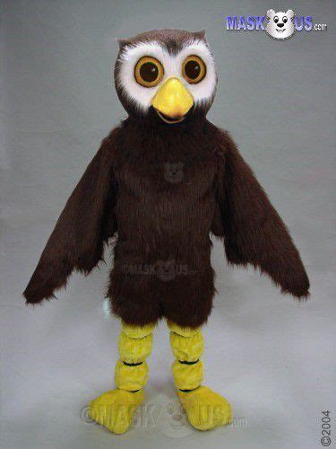 Hoot Owl Deluxe Adult Size Brown Owl Mascot Costume 22244
