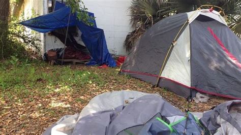 City Councilman Tours Homeless Sex Offender Camp
