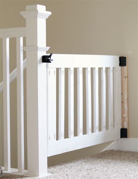Custom Wooden Diy Baby Gate For Stairs And Hallways Baby Gate For