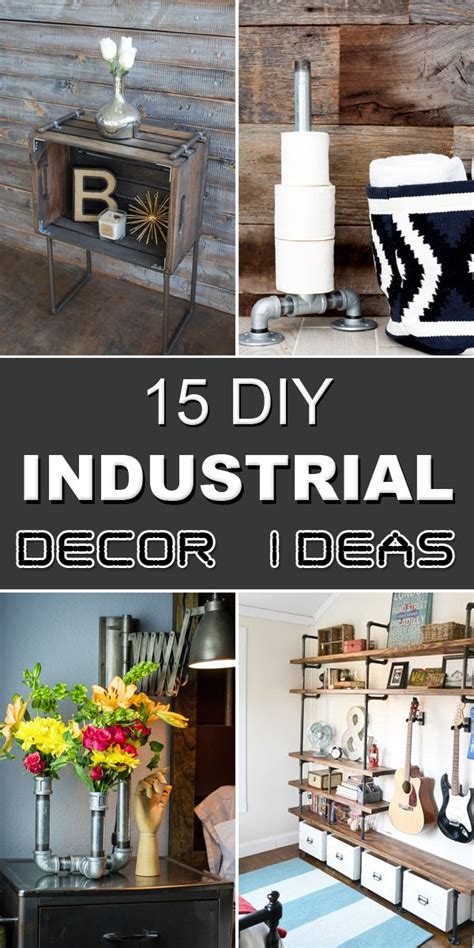 15 Diy Industrial Decor Ideas Industrial Decor Diy Industrial Decor