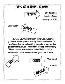 For example, i can go to the party to my friends, or watch tv all day. Friendly Letter template, vocabulary, worksheets ...